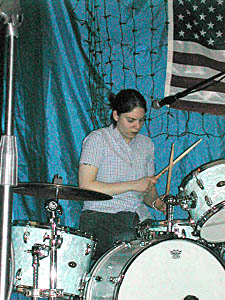 Steph Tardy on Drums